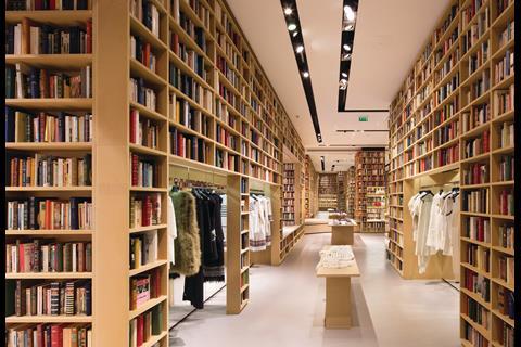 50,000 tomes have been used to create the appearance of a bookshop